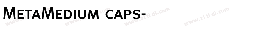 MetaMedium caps字体转换